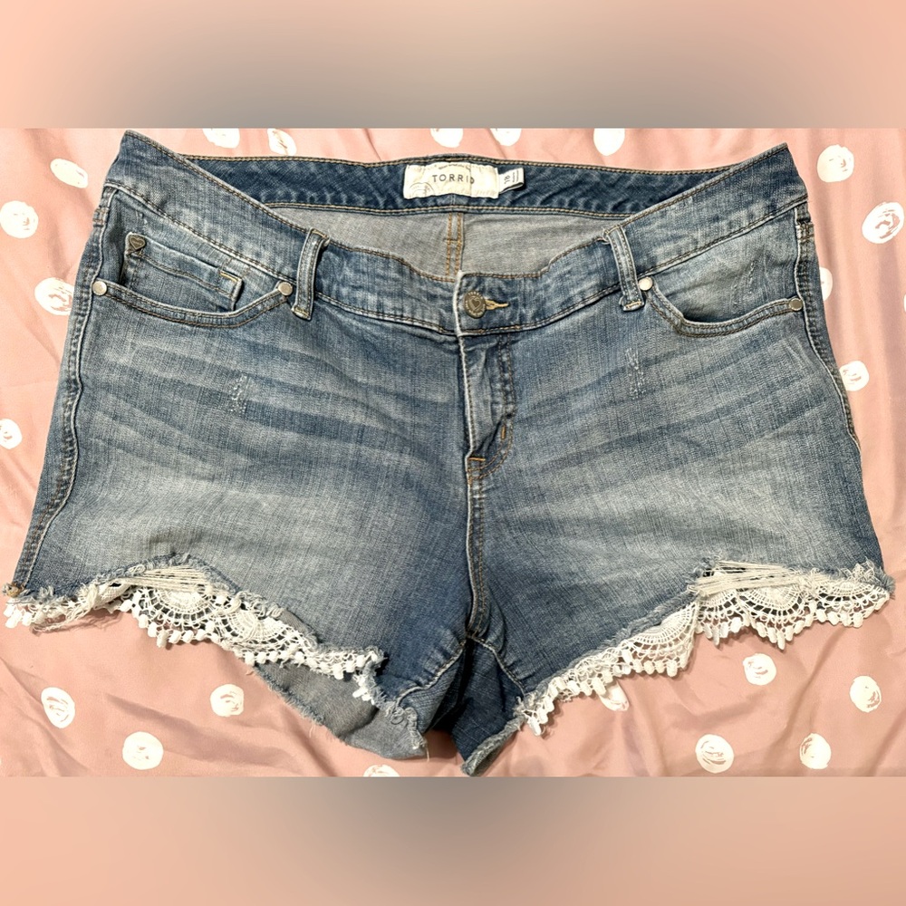 Torrid shorts with Lace